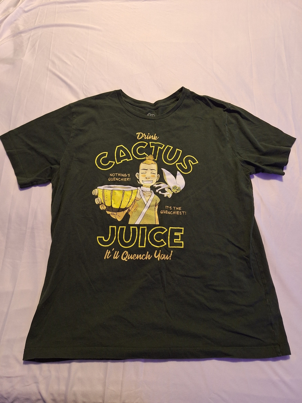 Avatar Cactus Juice Graphic Tee - Forest Grwwn & Yellow